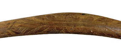 Lot 11 - Decorated Boomerang.