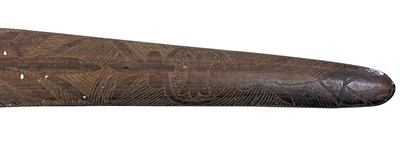 Lot 11 - Decorated Boomerang.