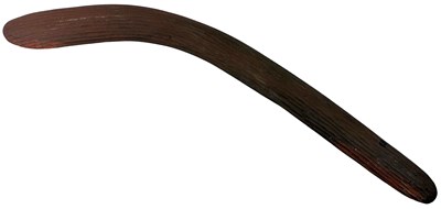 Lot 18 - Central Australian Fluted Boomerang.