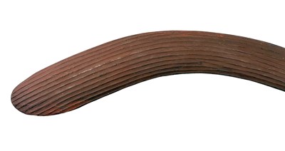 Lot 18 - Central Australian Fluted Boomerang.