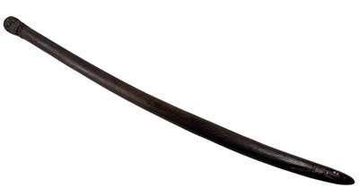 Lot 35 - 19th C. West Aust Fluted Aboriginal club.