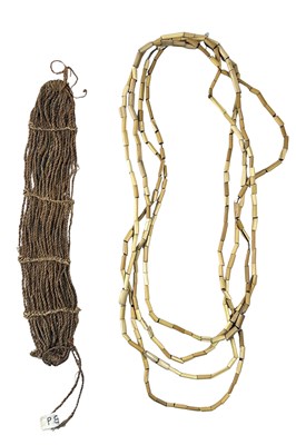 Lot 44 - Assorted Aboriginal Arm Bands & Necklace.