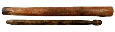 Lot 53 - Old Aboriginal Digging stick & Didgeridoo