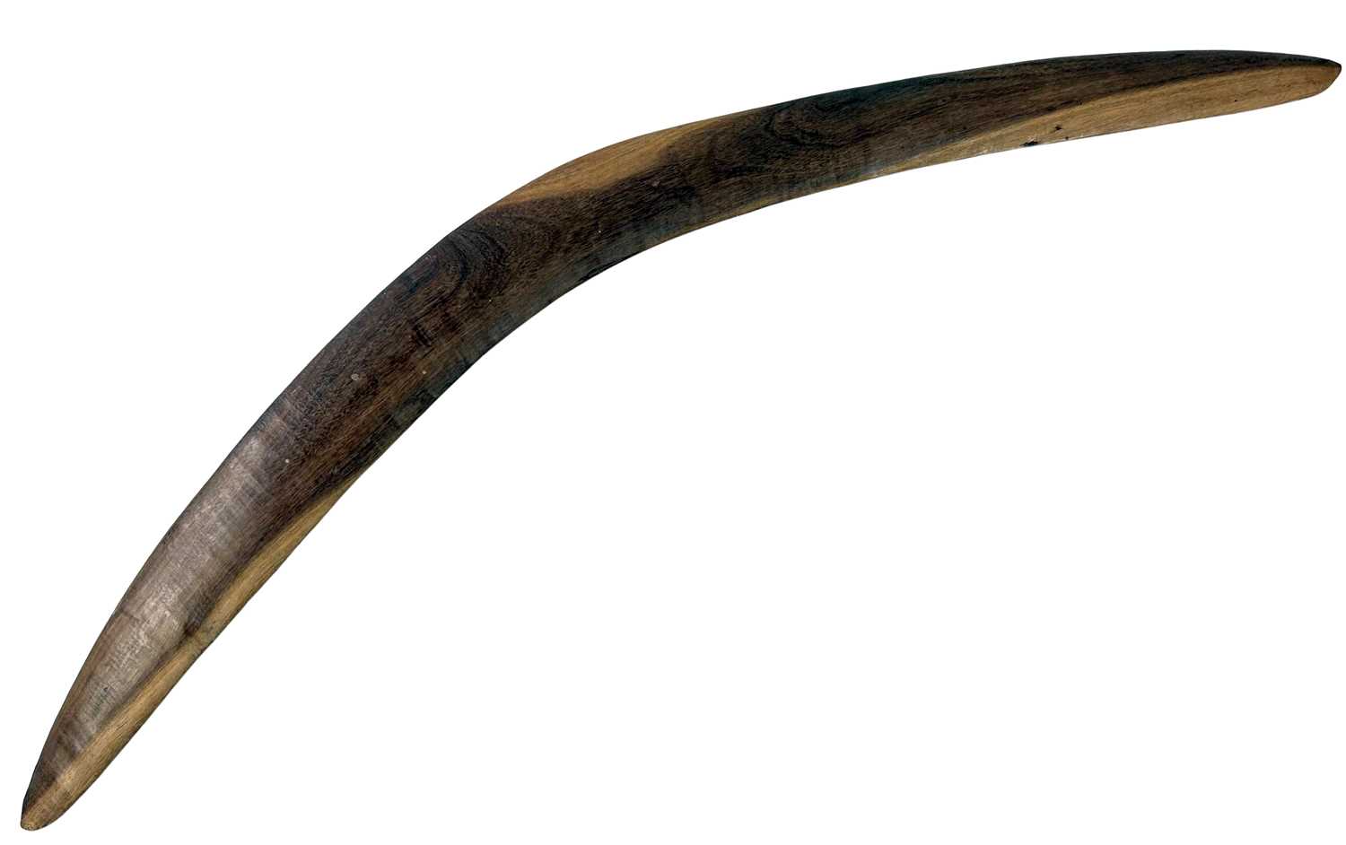 Lot 68 - Lake Eyre South Aust Large fluted fighting boomerang early 20th C.