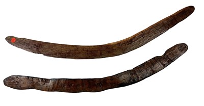 Lot 70 - Two 19th C. West Australian boomerangs.