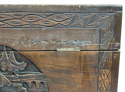 Lot 106 - Vintage Chinese Camphor Wood Chest.