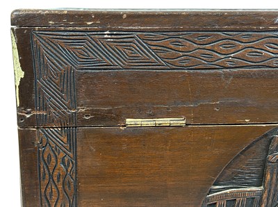 Lot 106 - Vintage Chinese Camphor Wood Chest.