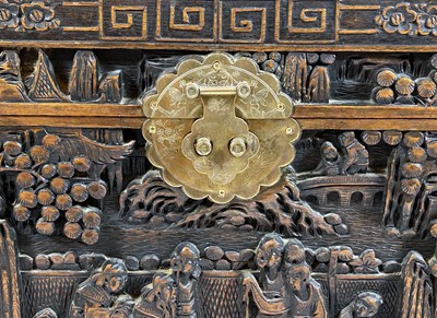 Lot 106 - Vintage Chinese Camphor Wood Chest.