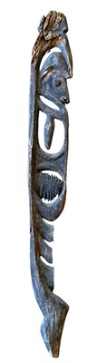 Lot 135 - A Papua New Guinea Korowari Carved Hook Figure.